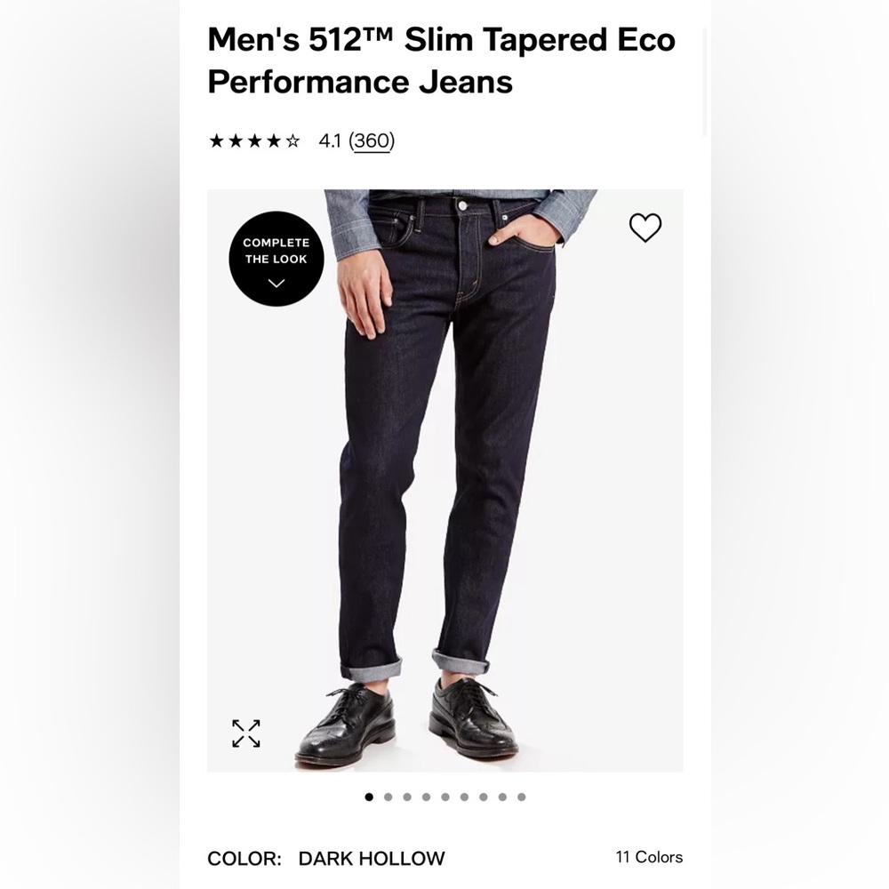 Levi's 512 Slim Tapered Jeans